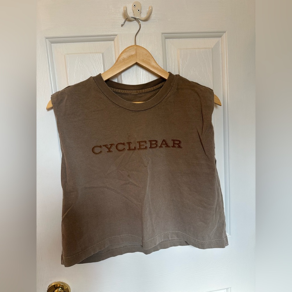CycleBar Brown Sleeveless Tee